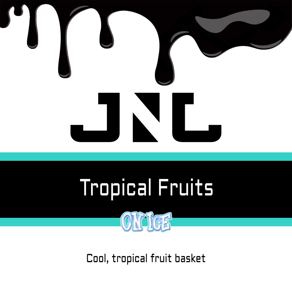 Tropical Fruits On Ice