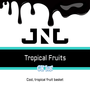 Tropical Fruits On Ice
